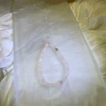 Load image into Gallery viewer, Rose Quartz Loop Charm 粉水晶环形挂件