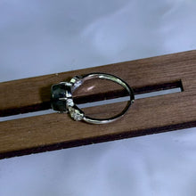 Load image into Gallery viewer, Labradorite Adjustable Ring 拉长石灰月光石镶嵌活口戒指