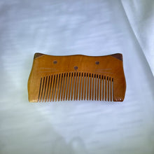 Load image into Gallery viewer, Peach Wood Cat Mini Hair Comb 桃木猫咪小发梳