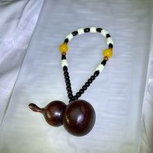Load image into Gallery viewer, Sandalwood Gourd Handpiece/Charm for Bag/Car 紫檀木葫芦挂饰/手把件/包挂/车挂