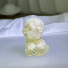 Load image into Gallery viewer, Tridacna Shell Resin Poodle Figurine 砗磲滴胶泰迪犬摆件