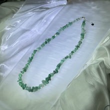 Load image into Gallery viewer, Green Aventurine Beads Necklace 绿色东陵玉珠链项链