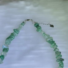 Load image into Gallery viewer, Green Aventurine Beads Necklace 绿色东陵玉珠链项链