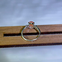 Load image into Gallery viewer, Rhodochrosite Adjustable Ring 红纹石活口戒指