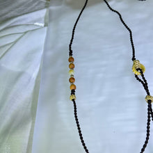 Load image into Gallery viewer, Handmade Chocolate Brown Necklace Cord with White Jadeite Lucky Donut 白色翡翠平安扣深褐色手编项链绳