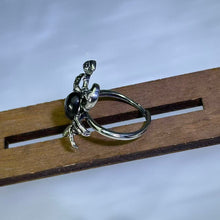Load image into Gallery viewer, Hypersthene Scorpion Adjustable Ring 金运石蝎子活口戒指