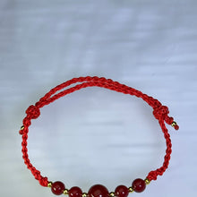 Load image into Gallery viewer, Cinnabar Handwoven Bracelet 朱砂手编手绳