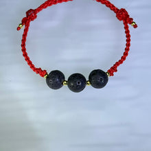 Load image into Gallery viewer, Lava Handwoven Bracelet 火山石手编手链