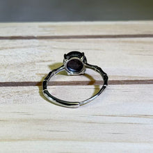 Load image into Gallery viewer, Hypersthene Adjustable Ring 金运石镶嵌活口戒指