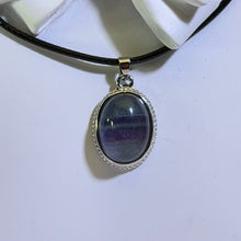 Load image into Gallery viewer, Fluorite Pendant Necklace 萤石吊坠项链