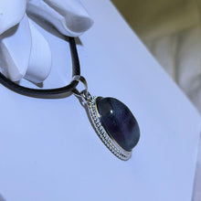 Load image into Gallery viewer, Fluorite Pendant Necklace 萤石吊坠项链