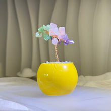 Load image into Gallery viewer, Multi-Crystal Fortune Tree in Ceramic Pot 多宝水晶招财树陶瓷摆件