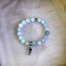 Load image into Gallery viewer, Aquamarine Beaded Bracelet 海蓝宝手串