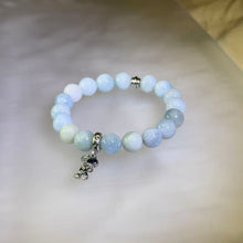 Load image into Gallery viewer, Aquamarine Beaded Bracelet 海蓝宝手串