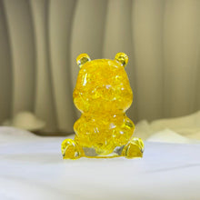 Load image into Gallery viewer, Citrine Resin Winnie the Pooh Figurine 黄水晶滴胶维尼熊摆件