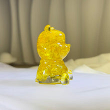 Load image into Gallery viewer, Citrine Resin Winnie the Pooh Figurine 黄水晶滴胶维尼熊摆件