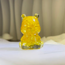 Load image into Gallery viewer, Citrine Resin Winnie the Pooh Figurine 黄水晶滴胶维尼熊摆件
