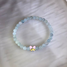 Load image into Gallery viewer, Aquamarine Beaded Bracelet 海蓝宝手串