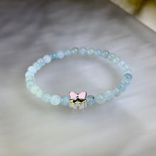 Load image into Gallery viewer, Aquamarine Beaded Bracelet 海蓝宝手串