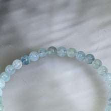 Load image into Gallery viewer, Aquamarine Beaded Bracelet 海蓝宝手串