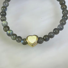 Load image into Gallery viewer, Labradorite Beaded Bracelet 拉长石灰月光石手串