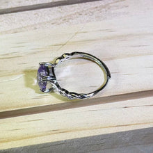 Load image into Gallery viewer, Amethyst Adjustable Ring 紫水晶镶嵌活口戒指