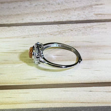 Load image into Gallery viewer, Golden Strawberry Quartz Heart Adjustable Ring 金草莓晶爱心镶嵌活口戒指