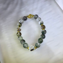 Load image into Gallery viewer, Green Phantom Quartz Beaded Bracelet 绿幽灵水晶手串