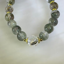 Load image into Gallery viewer, Green Phantom Quartz Beaded Bracelet 绿幽灵水晶手串