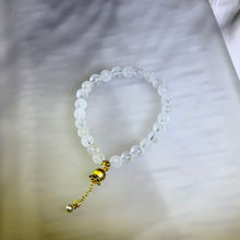 Load image into Gallery viewer, White Phantom Quartz Beaded Bracelet 白幽灵水晶手串