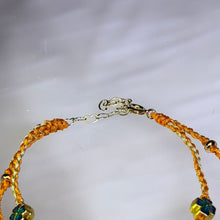 Load image into Gallery viewer, Rainbow Jade Lucky Buckle Adjustable Handwoven Bracelet 彩虹翡翠平安扣手编手链