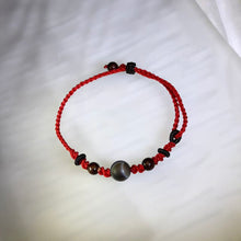 Load image into Gallery viewer, Botswana Agate Adjustable Handwoven Bracelet 波斯湾玛瑙可调节手编手绳