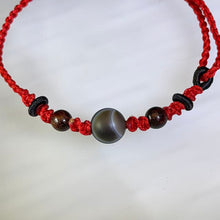 Load image into Gallery viewer, Botswana Agate Adjustable Handwoven Bracelet 波斯湾玛瑙可调节手编手绳