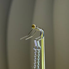 Load image into Gallery viewer, Lapis Lazuli Star Drop Earrings 青金石星星耳坠