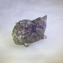 Load image into Gallery viewer, Amethyst Resin Hedgehog 紫水晶滴胶刺猬
