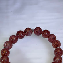 Load image into Gallery viewer, Red Strawberry Quartz Rose Quartz Totoro Beaded Bracelet 红色草莓晶粉水晶龙猫手串