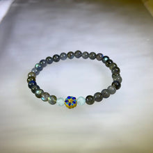Load image into Gallery viewer, Labradorite Beaded Bracelet 拉长石灰月光石手串