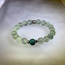 Load image into Gallery viewer, Green Quartz Beaded Bracelet 绿水晶手串