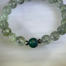 Load image into Gallery viewer, Green Quartz Beaded Bracelet 绿水晶手串