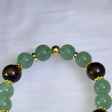 Load image into Gallery viewer, Green Aventurine Beaded Bracelet 绿色东陵玉手串