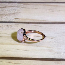 Load image into Gallery viewer, Kunzite Adjustable Ring 紫锂辉镶嵌活口戒指