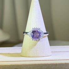 Load image into Gallery viewer, Amethyst Fixed Size Ring 紫水晶镶嵌戒指