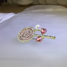 Load image into Gallery viewer, White Freshwater Pearl Lollipop Brooch 白色淡水珍珠棒棒糖胸针