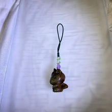 Load image into Gallery viewer, Green Sandalwood Unicorn Charm 绿檀木独角兽挂饰
