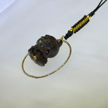 Load image into Gallery viewer, Smoky Quartz Mystic Cat Charm 茶晶猫小姐挂饰