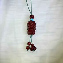 Load image into Gallery viewer, Cinnabar Zakiram Charm 朱砂扎基拉姆挂饰