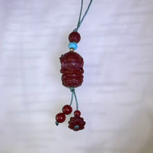 Load image into Gallery viewer, Cinnabar Zakiram Charm 朱砂扎基拉姆挂饰