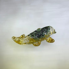 Load image into Gallery viewer, Zoisite Resin Koi Fish Figurine 黝帘石滴胶锦鲤摆件