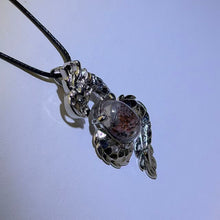 Load image into Gallery viewer, Phantom Quartz Dragon Pendant Necklace 幽灵水晶神龙吊坠项链