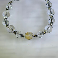 Load image into Gallery viewer, Clear Quartz Citrine Adjustable Bracelet 白水晶黄水晶可调节手链